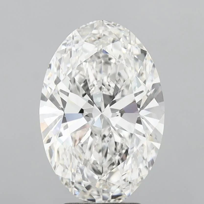 4.01ct Oval Lab Grown Diamond (Colour F, Clarity VVS2, IGI Certified)