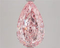 4.01ct Pear Lab Grown Diamond (Colour Fancy Vivid Pink, Clarity SI1, Uncertified)