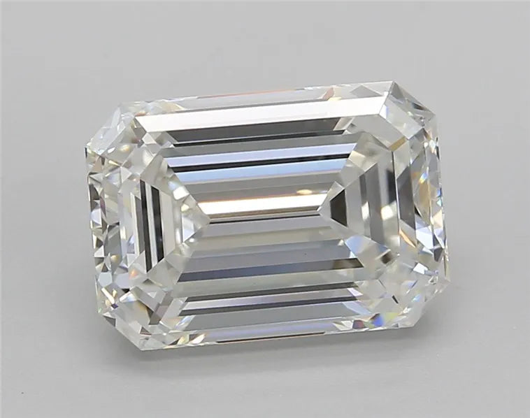 4.02ct Emerald Lab Grown Diamond (Colour H, Clarity VVS2, Uncertified)