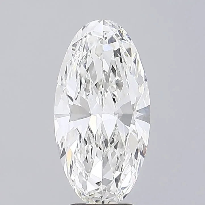 4.02ct Oval Lab Grown Diamond (Colour G, Clarity VVS2, IGI Certified)