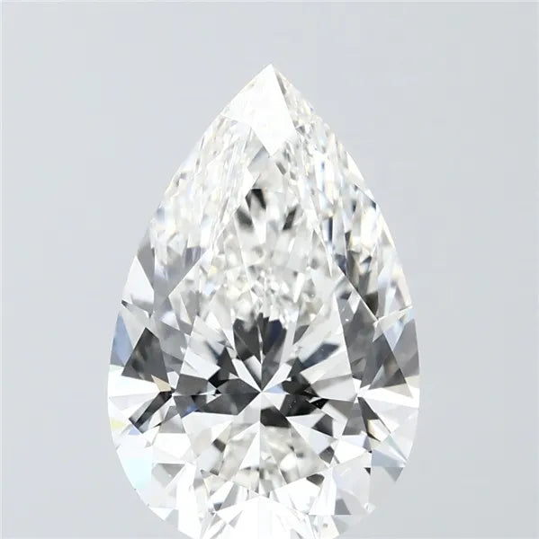 4.02ct Pear Lab Grown Diamond (Colour F, Clarity VVS2, IGI Certified)