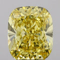 4.03ct Cushion modified Lab Grown Diamond (Colour Fancy Intense Yellow, Clarity VS1, IGI Certified)