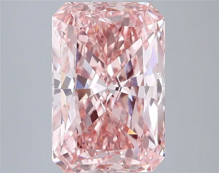 4.03ct Radiant Lab Grown Diamond (Colour Fancy Intense Pink, Clarity VVS2, IGI Certified)