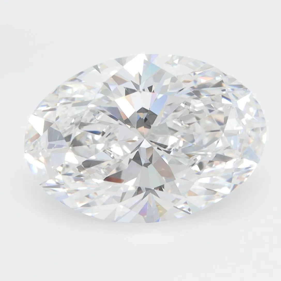 4.04ct Oval Lab Grown Diamond (Colour D, Clarity VVS1, GIA Certified)