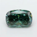 4.05ct Cushion modified Lab Grown Diamond (Colour Fancy Vivid Green, Clarity VS1, IGI Certified)