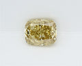 4.05ct Cushion modified Lab Grown Diamond (Colour Fancy Vivid Yellow, Clarity VS1, IGI Certified)