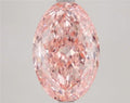 4.05ct Oval Lab Grown Diamond (Colour Fancy Vivid Pink, Clarity VS1, IGI Certified)