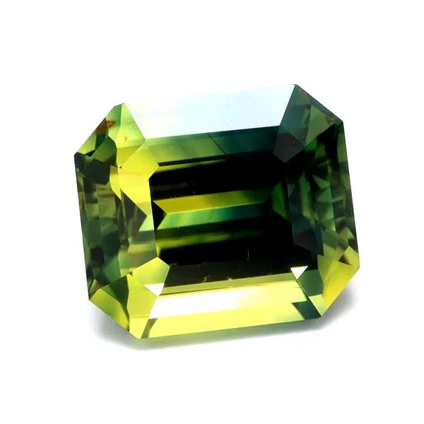 4.06ct Emerald Natural Sapphire (Colour Multicolor, Clarity Eye Clean, Cut Faceted)