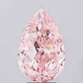 4.06ct Pear Lab Grown Diamond (Colour Fancy Vivid Pink, Clarity VS1, IGI Certified)