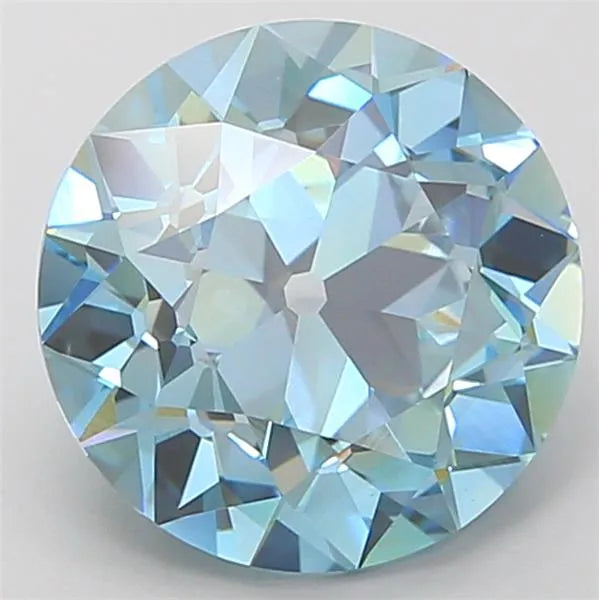 4.07ct European cut Lab Grown Diamond (Colour Fancy Vivid Blue, Clarity VS1, IGI Certified)