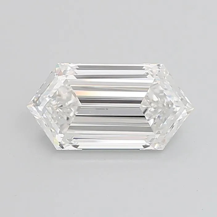 4.07ct Hexagonal Lab Grown Diamond (Colour E, Clarity VVS2, IGI Certified)