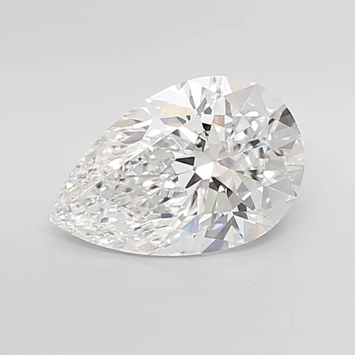 4.08ct Pear Lab Grown Diamond (Colour E, Clarity VVS2, IGI Certified)