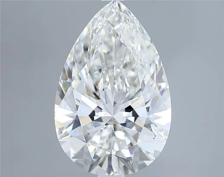 4.09ct Pear Lab Grown Diamond (Colour F, Clarity VVS2, IGI Certified)