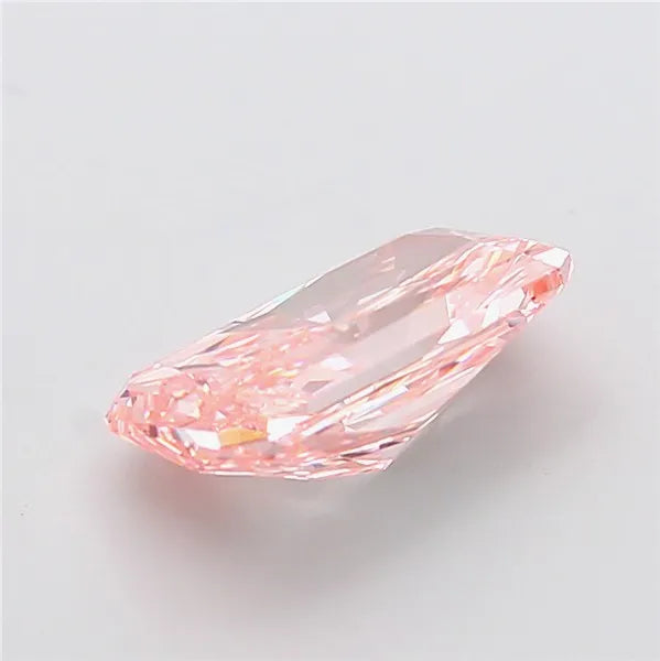 4.12ct Radiant Lab Grown Diamond (Colour Fancy Vivid Pink, Clarity VVS2, IGI Certified)