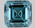 4.13ct Asscher Lab Grown Diamond (Colour Fancy Vivid Blue, Clarity VS1, IGI Certified)