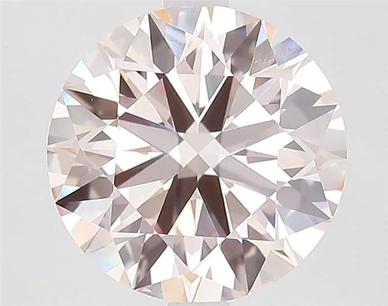 4.19ct Round Lab Grown Diamond (Colour Fancy Light Pink, Clarity VS1, Cut ID, IGI Certified)