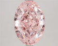 4.20ct Oval Lab Grown Diamond (Colour Fancy Vivid Pink, Clarity VVS2, IGI Certified)
