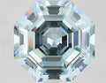 4.30ct Octagonal Lab Grown Diamond (Colour Fancy Greenish Blue, Clarity VVS2, IGI Certified)