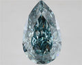 4.33ct Pear Lab Grown Diamond (Colour Fancy Vivid Green Blue, Clarity VVS2, IGI Certified)