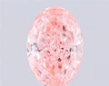 4.38ct Oval Lab Grown Diamond (Colour Fancy Vivid Pink, Clarity VVS2, IGI Certified)