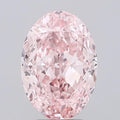 4.53ct Oval Lab Grown Diamond (Colour Fancy Vivid Pink, Clarity VVS2, IGI Certified)