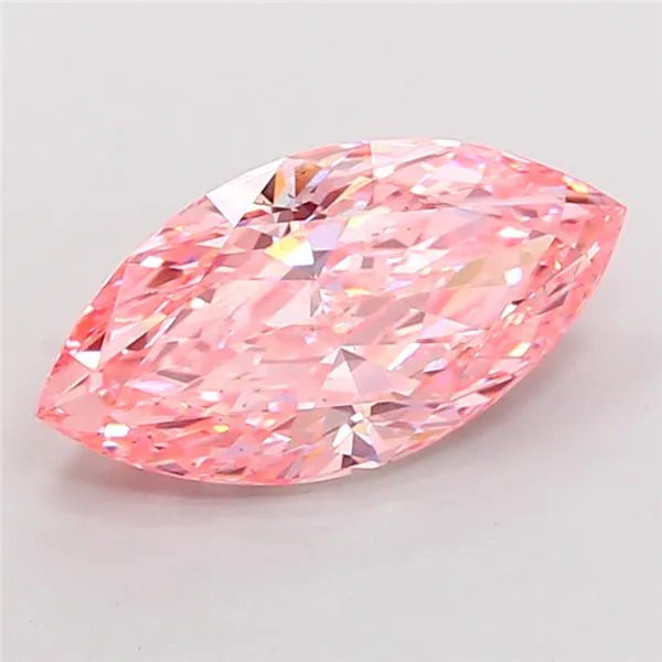4.55ct Marquise Lab Grown Diamond (Colour Fancy Vivid Pink, Clarity VS2, IGI Certified)