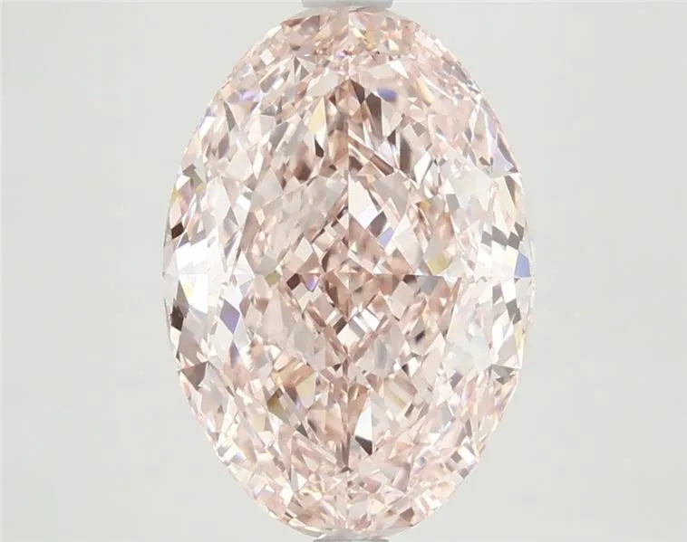 4.58ct Oval Lab Grown Diamond (Colour Fancy Intense Pink, Clarity VS1, IGI Certified)