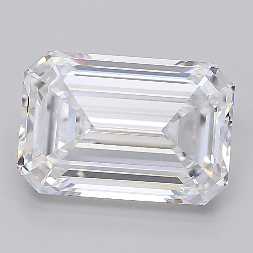 4.66ct Emerald Lab Grown Diamond (Colour D, Clarity VVS2, IGI Certified)