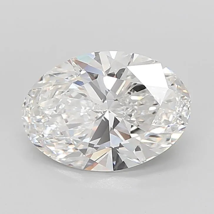 5.00ct Oval Lab Grown Diamond (Colour E, Clarity VVS2, IGI Certified)