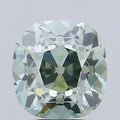 5.01ct Cushion Lab Grown Diamond (Colour Fancy Vivid Green, Clarity VVS2, IGI Certified)