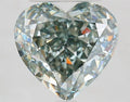 5.01ct Heart Lab Grown Diamond (Colour Fancy Gray Green, Clarity VVS2, IGI Certified)