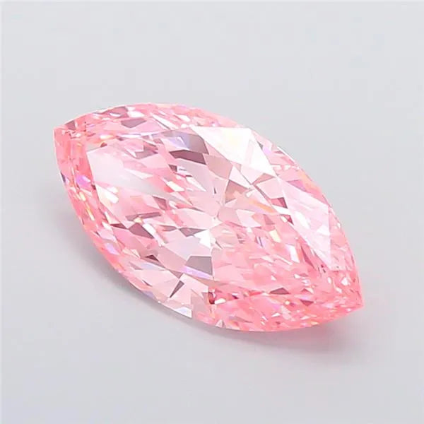 5.01ct Marquise Lab Grown Diamond (Colour Fancy Vivid Pink, Clarity VVS2, IGI Certified)