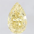 5.02ct Pear Lab Grown Diamond (Colour Fancy Yellow, Clarity VVS2, IGI Certified)