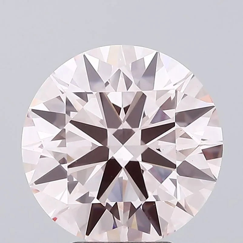 5.02ct Round Lab Grown Diamond (Colour Fancy Pink, Clarity VS1, Cut ID, IGI Certified)
