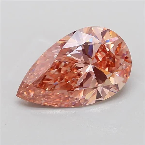 5.03ct Pear Lab Grown Diamond (Colour Fancy Brown, Clarity VS1, IGI Certified)