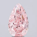 5.03ct Pear Lab Grown Diamond (Colour Fancy Vivid Pink, Clarity VS1, IGI Certified)