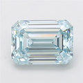 5.04ct Emerald Lab Grown Diamond (Colour Fancy Greenish Blue, Clarity VVS2, IGI Certified)