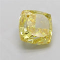 5.05ct Cushion modified Lab Grown Diamond (Colour Fancy Intense Yellow, Clarity VS1, IGI Certified)