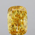 5.05ct Cushion modified Lab Grown Diamond (Colour Fancy Vivid Yellow, Clarity VS2, IGI Certified)
