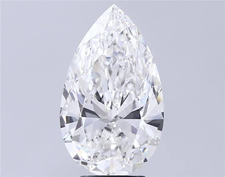 5.05ct Pear Lab Grown Diamond (Colour F, Clarity VVS2, IGI Certified)