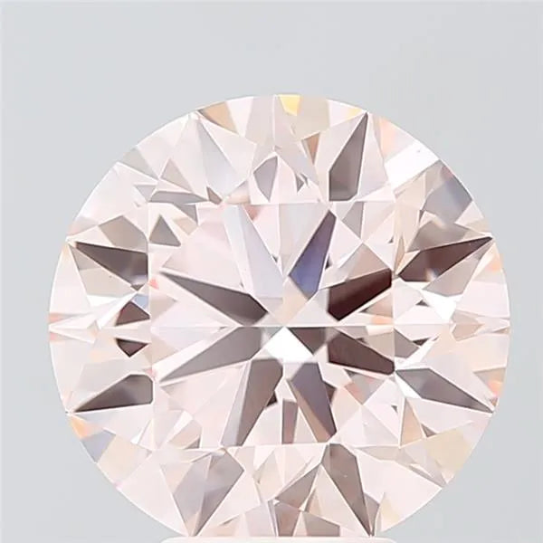 5.05ct Round Lab Grown Diamond (Colour Fancy Pink, Clarity VVS2, Cut ID, IGI Certified)