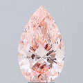 5.08ct Pear Lab Grown Diamond (Colour Fancy Intense Orangey Pink, Clarity VVS2, IGI Certified)