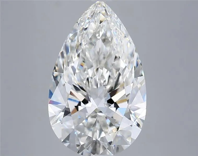 5.08ct Pear Lab Grown Diamond (Colour H, Clarity VVS2, IGI Certified)