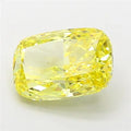 5.09ct Cushion modified Lab Grown Diamond (Colour Fancy Vivid Yellow, Clarity VS2, IGI Certified)