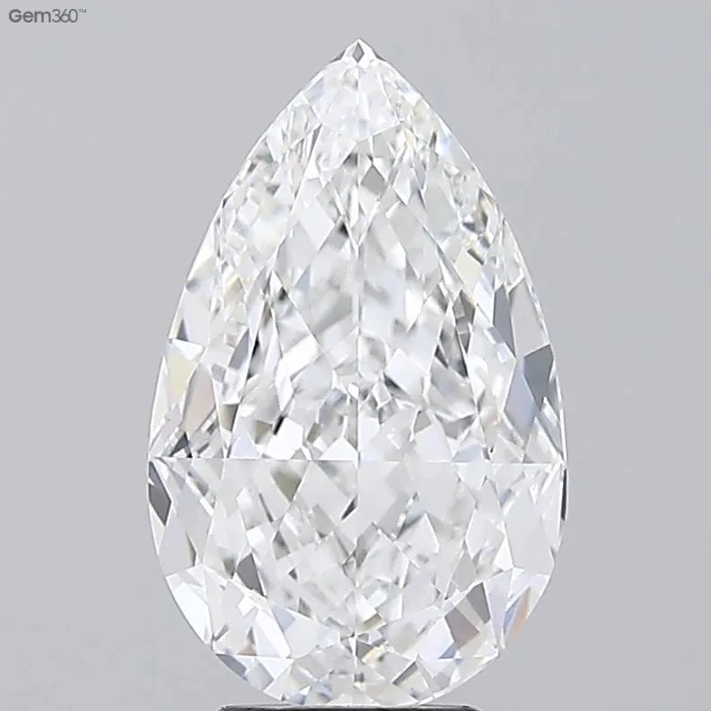 5.23ct Pear Lab Grown Diamond (Colour E, Clarity VVS2, IGI Certified)