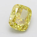 5.26ct Cushion modified Lab Grown Diamond (Colour Fancy Intense Yellow, Clarity VVS2, IGI Certified)