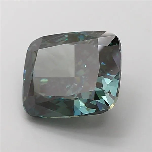 5.38ct Cushion brilliant Lab Grown Diamond (Colour Fancy Dark Blue, Clarity VS2, Uncertified)