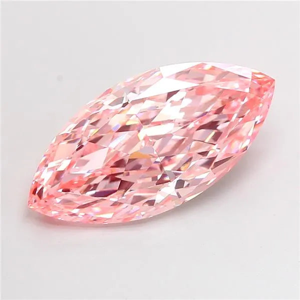 5.54ct Marquise Lab Grown Diamond (Colour Fancy Vivid Pink, Clarity VVS2, IGI Certified)