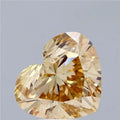 6.00ct Heart Lab Grown Diamond (Colour Fancy Intense Brownish Yellow, Clarity SI1, IGI Certified)
