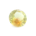 6.04ct Round Natural Tourmaline (Colour Yellow, Clarity Moderately Included, Cut Faceted)